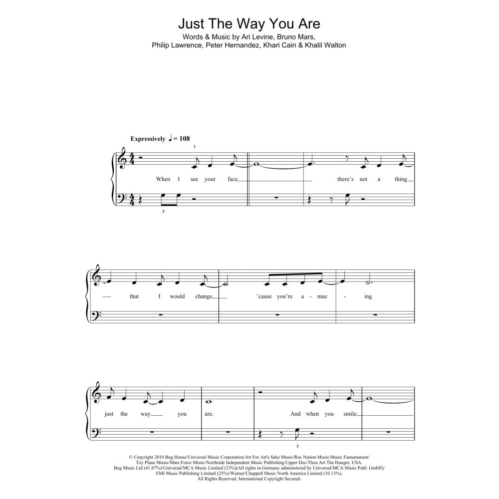 Just The Way You Are