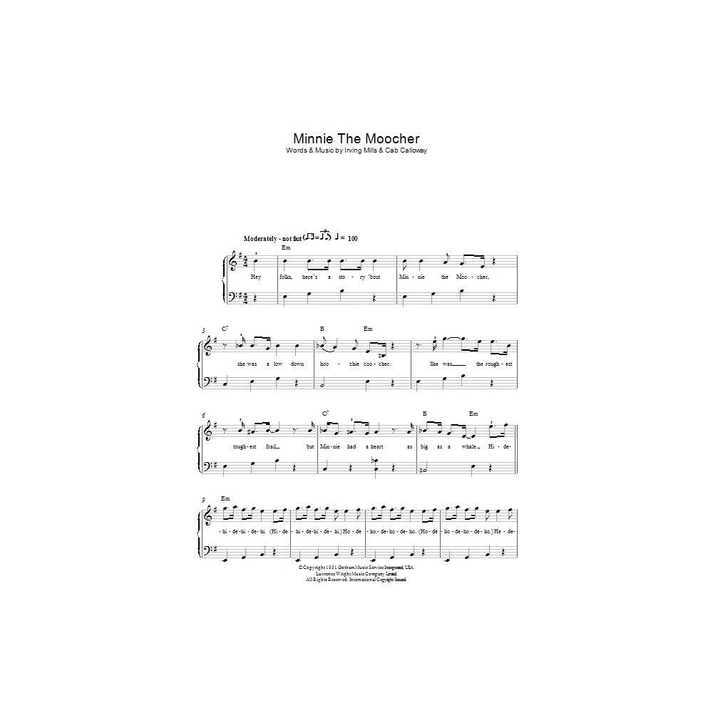 Minnie The Moocher