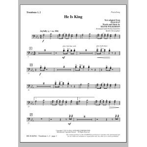 He Is King - Trombone 1 & 2