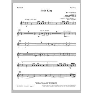 He Is King - F Horn