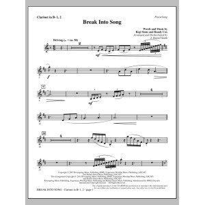 Break Into Song - Bb Clarinet 1 & 2