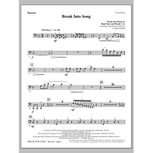 Break Into Song - Bassoon