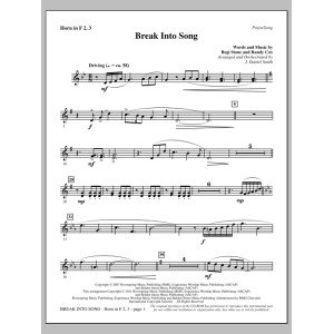 Break Into Song - F Horn 2,3