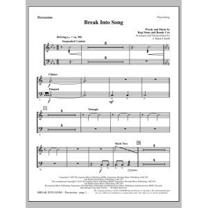 Break Into Song - Percussion