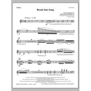 Break Into Song - Violin 2