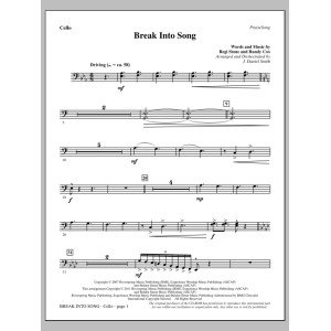 Break Into Song - Cello