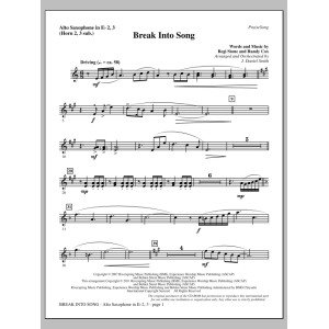 Break Into Song - Alto Sax 2-3 (sub. Horn 2-3)