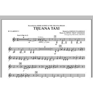 Tijuana Taxi - Bb Clarinet 3