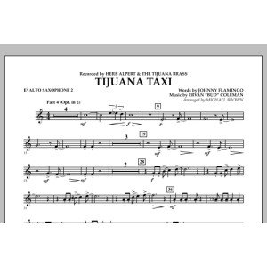 Tijuana Taxi - Eb Alto Saxophone 2