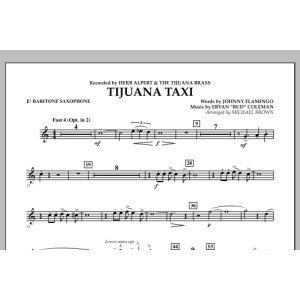 Tijuana Taxi - Eb-Baritonsaxophon