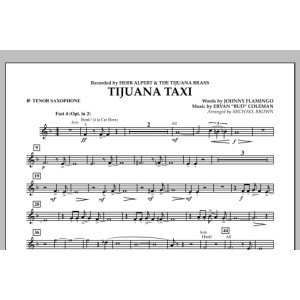 Tijuana Taxi - Bb Tenor Saxophone