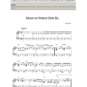 Music To Watch Girls By