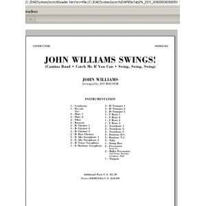 John Williams Swings! - Full Score