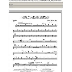John Williams Swings! - Piccolo/Flute 3