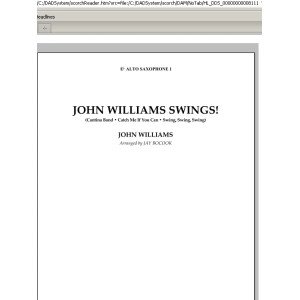 John Williams Swings! - Eb Alt-Saxophon 1