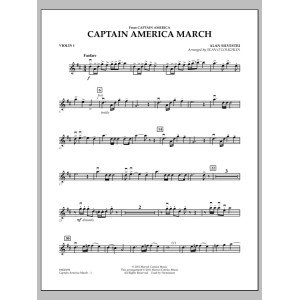 Captain America March - Violin 1