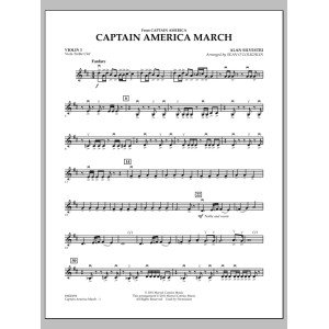 Captain America March - Violin 3 (Viola Treble Clef)