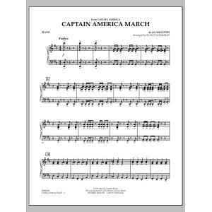 Captain America March - Piano