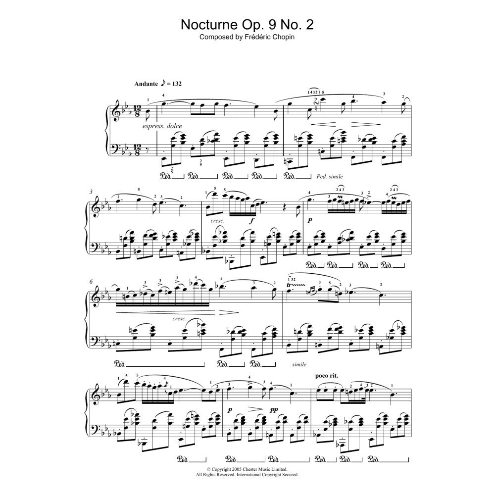 Nocturne in E Flat Major, Op.9, No.2
