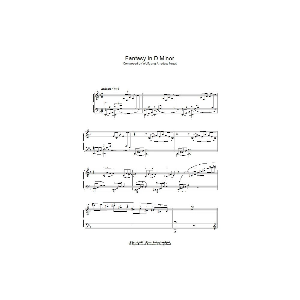 Fantasy In D Minor