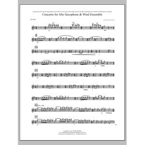 Concerto For Alto Saxophone And Wind Ensemble - Flute 2
