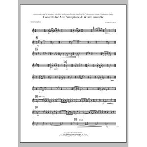 Konzert für Altsaxophon und Blasorchester - Bb Tenorsaxophon