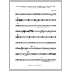 Konzert für Altsaxophon und Blasensemble - Bb-Trompete 2