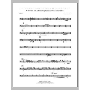 Concerto For Alto Saxophone And Wind Ensemble - Trombone 2