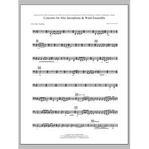Concerto For Alto Saxophone And Wind Ensemble - Trombone 3