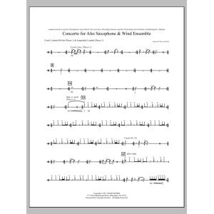 Concerto For Alto Saxophone And Wind Ensemble - Cymbals