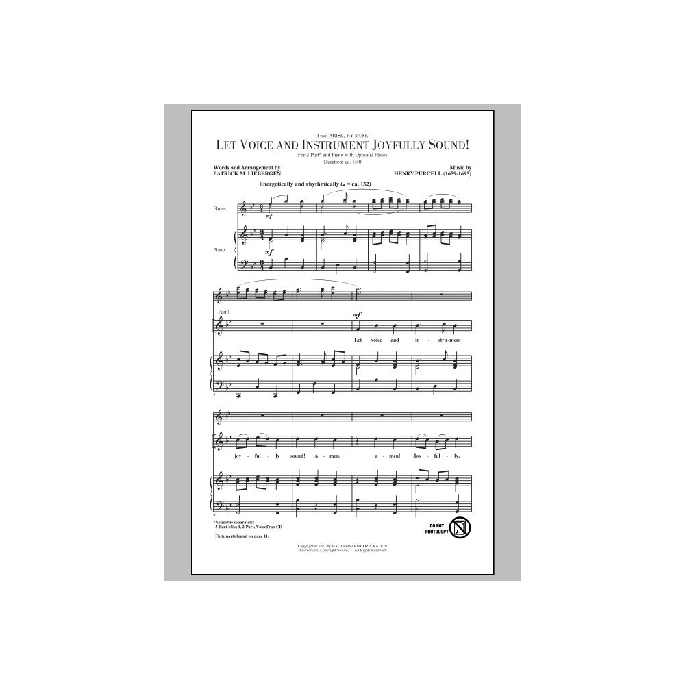 Let Voice And Instrument Joyfully Sound!