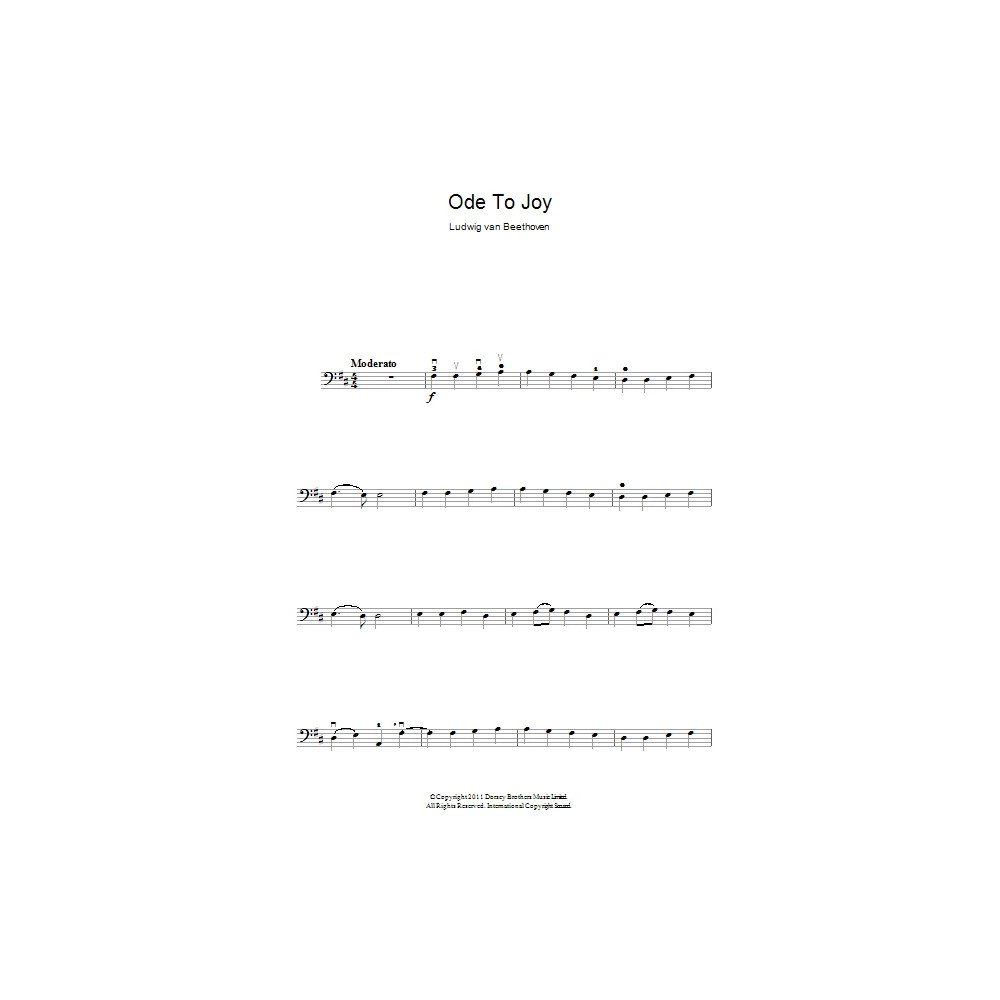 Ode To Joy from Symphony No. 9, Fourth Movement