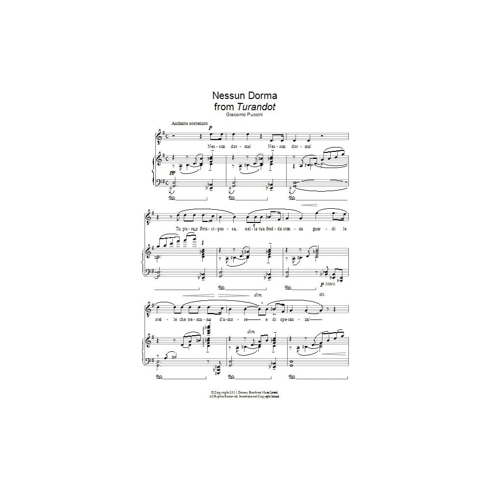 Nessun Dorma
