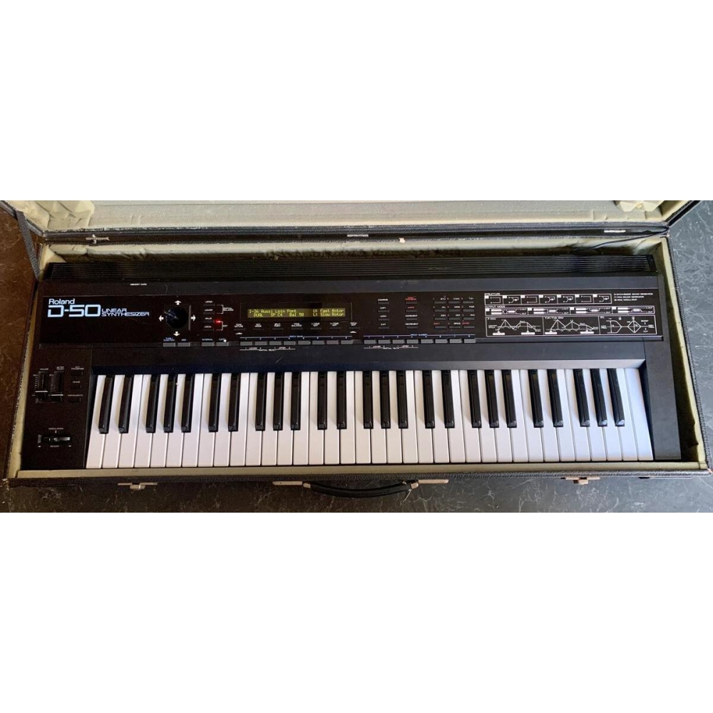 Roland D50 es un icónico sintetizador de la década de 1980 que continúa siendo apreciado por su sonido único y su 