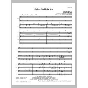 Only A God Like You - Full Score