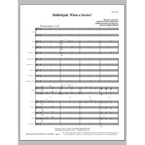 Hallelujah, What A Savior! - Full Score