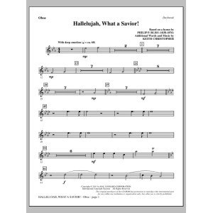 Hallelujah, What A Savior! - Oboe