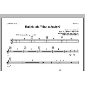 Hallelujah, What A Savior! - Bb Trumpet 1