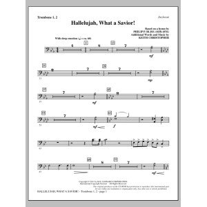 Hallelujah, What A Savior! - Posaune 1 & 2