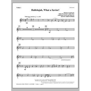 Hallelujah, What A Savior! - Violin 1