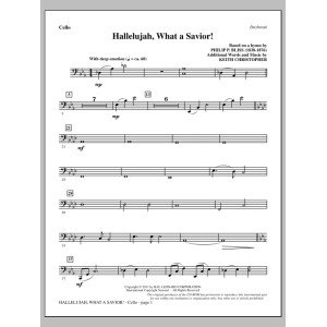 Hallelujah, What A Savior! - Cello