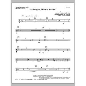 Hallelujah, What A Savior! - Tenor Sax (sub. Tbn 2)