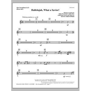 Hallelujah, What A Savior! - Alto Sax (sub. Horn)