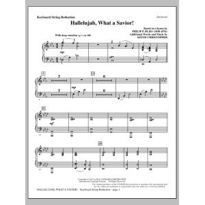 Hallelujah, What A Savior! - Keyboard String Reduction