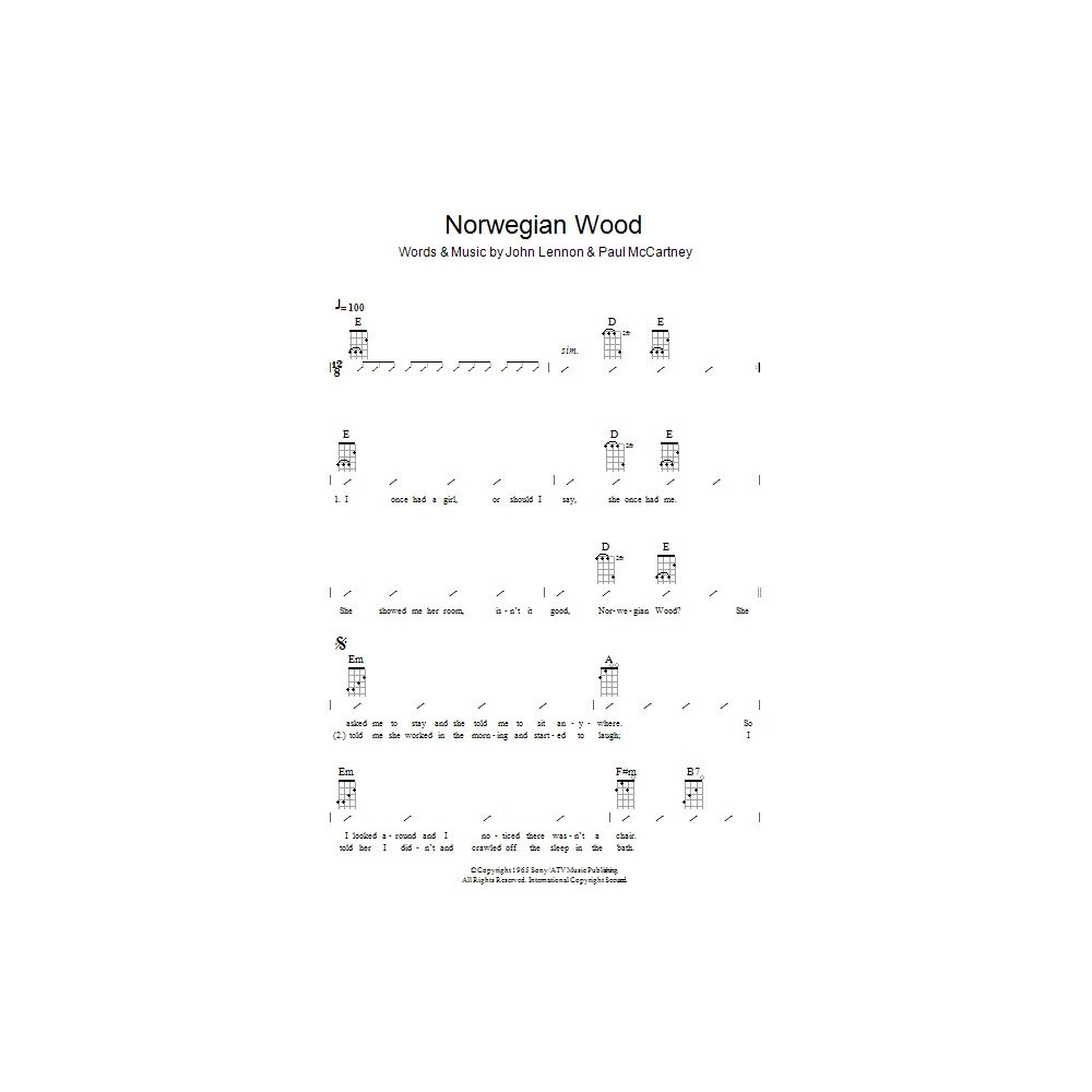 Norwegian Wood (This Bird Has Flown)