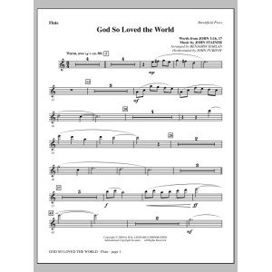 God So Loved The World Chamber Orchestra - Flute