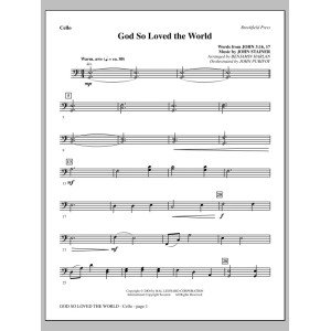 God So Loved The World Chamber Orchestra - Cello