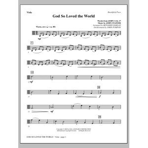 God So Loved The World Chamber Orchestra - Viola