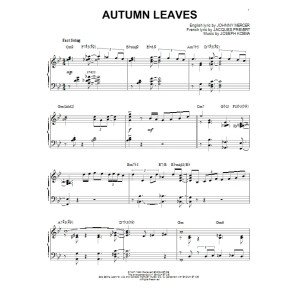 Autumn Leaves [Jazz version] (arr. Brent Edstrom)