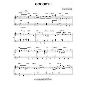 Goodbye [Jazz version] (arr. Brent Edstrom)